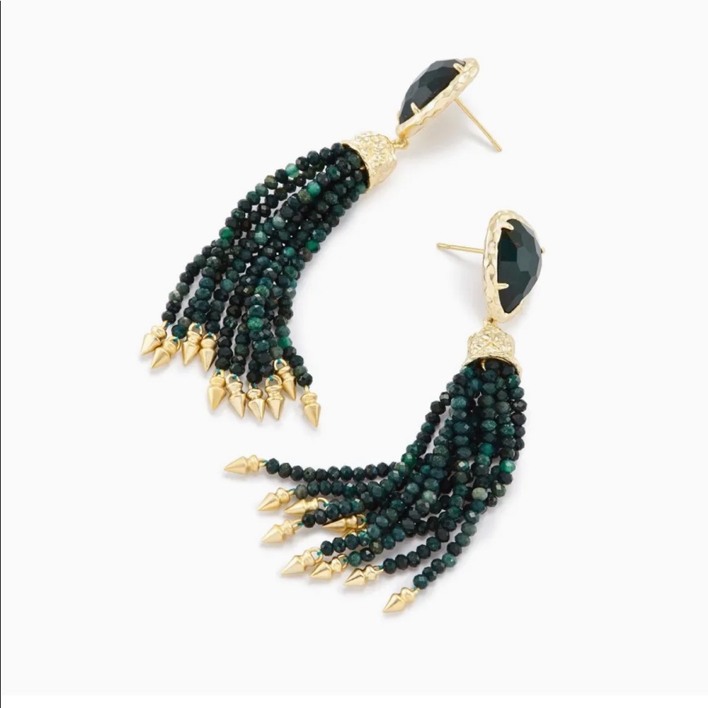 Blossom Statement Tassel Earrings
